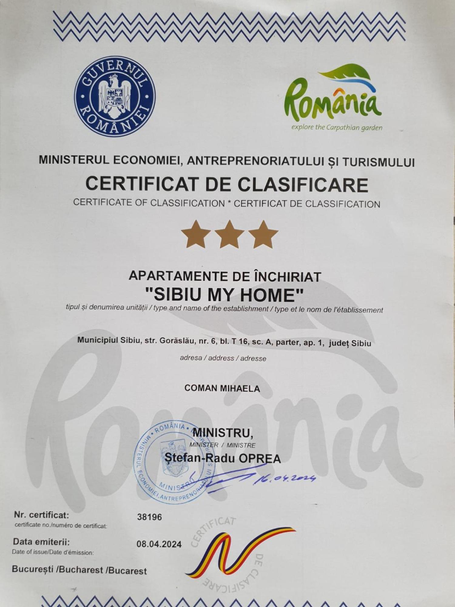 Sibiu My Home מראה חיצוני תמונה